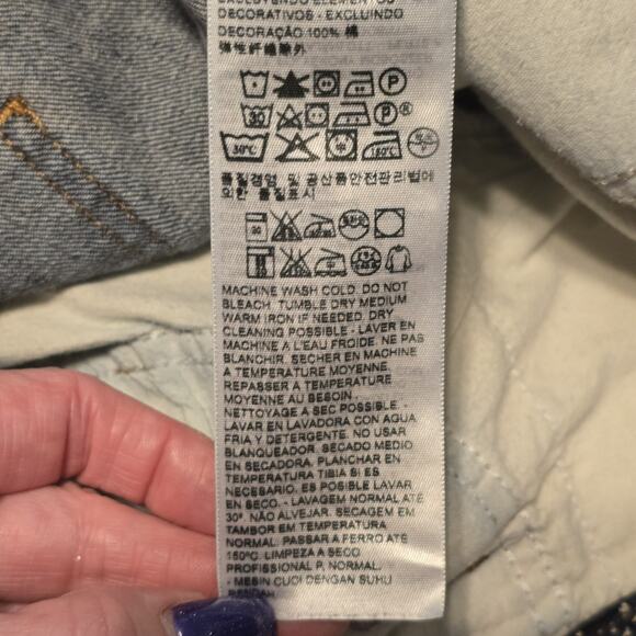 Levis 525 Jeans Womens Size 16 Short Blue Perfect Waist Straight Leg Normcore - Picture 6 of 15